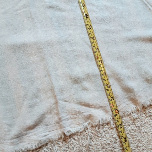 NWT Oli & Hali Oversized Boho Top Dolman Sleeve Acid Wash Denim Blue Raw Hem - Picture 11 of 14